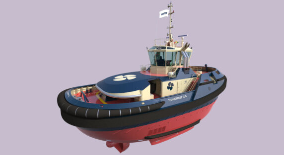 Higher force, lighter design and less fuel consumption: Svitzer introduces TRAnsverse tug