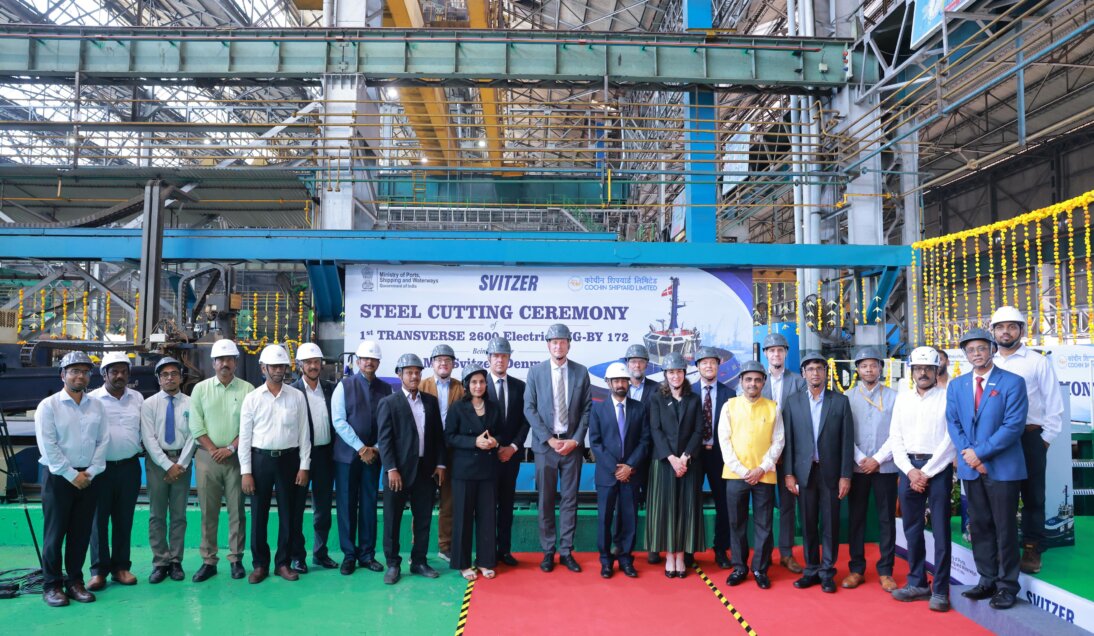 Cochin Shipyard begins construction of Svitzer’s advanced battery-electric tugs in India